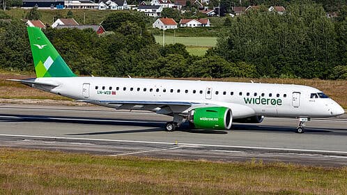 Embraer E190-E2 — LN-WEB