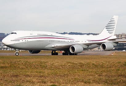 Boeing 747-8 — A7-HBJ